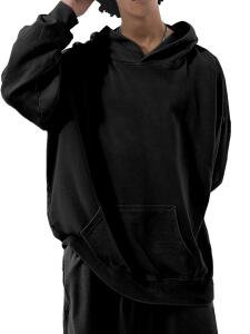 Unisex Heavyweight Cotton Patchwork Washed Hoodie-Australia