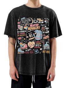 Heated Rivalry Hockey Doodle Washed Tee